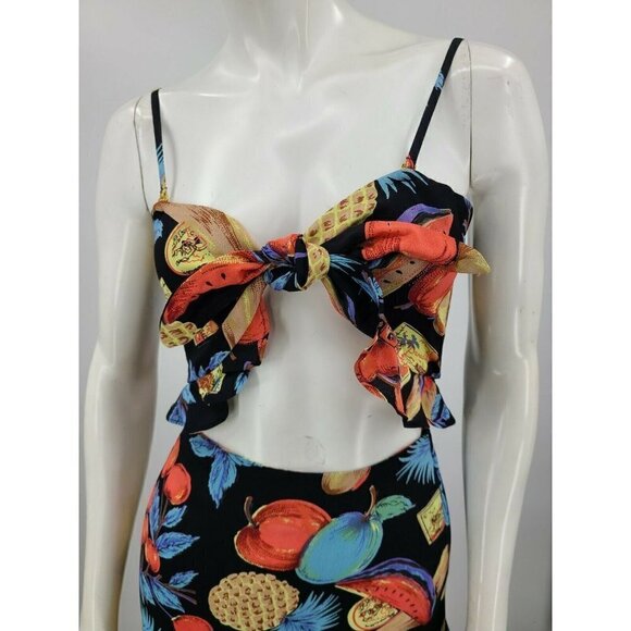 New Flynn Skye Michelle Maxi Dress Dark Fruit - Picture 3 of 8